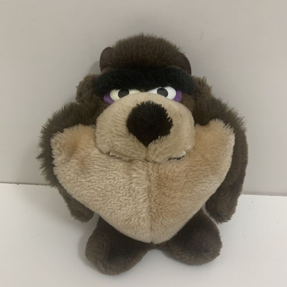 Vintage 1993 TAZ Tasmanian Devil Plush Stuffed Toy 9" The 24K Company VG Cond - Picture 1 of 4